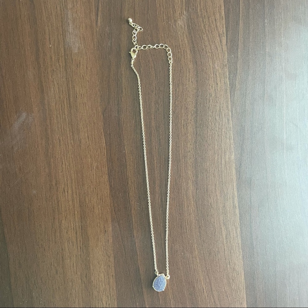 Very pretty purple stone necklace